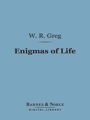 cover image of Enigmas of Life (Barnes & Noble Digital Library)